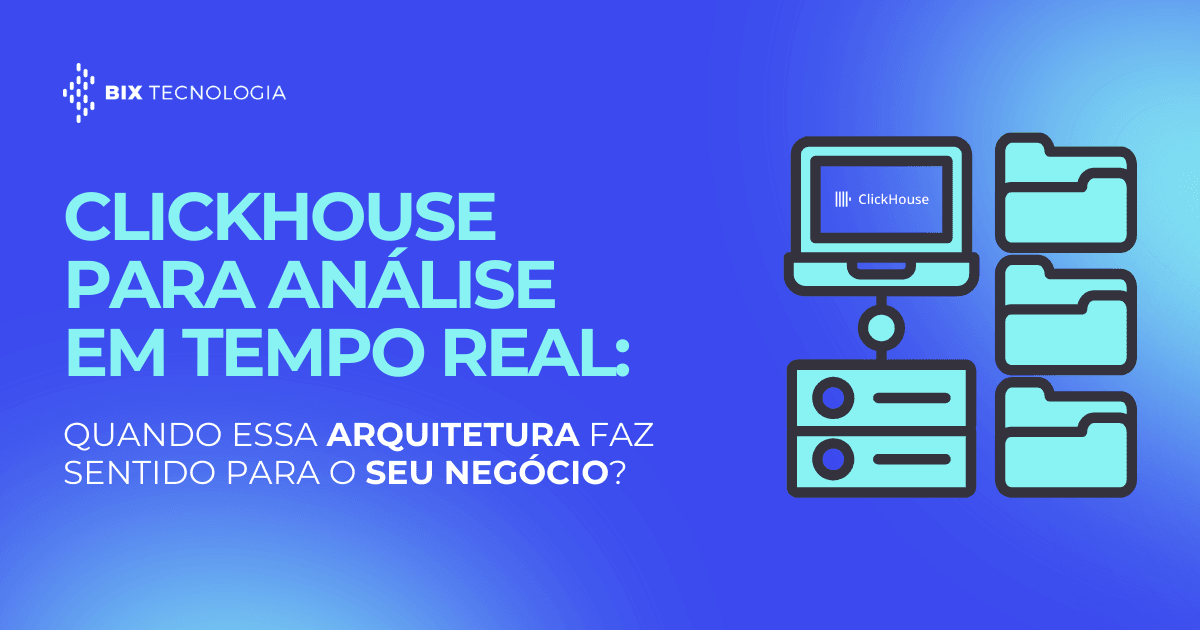Diagrama de ingestão de dados do Kafka para o ClickHouse e saída para dashboards.