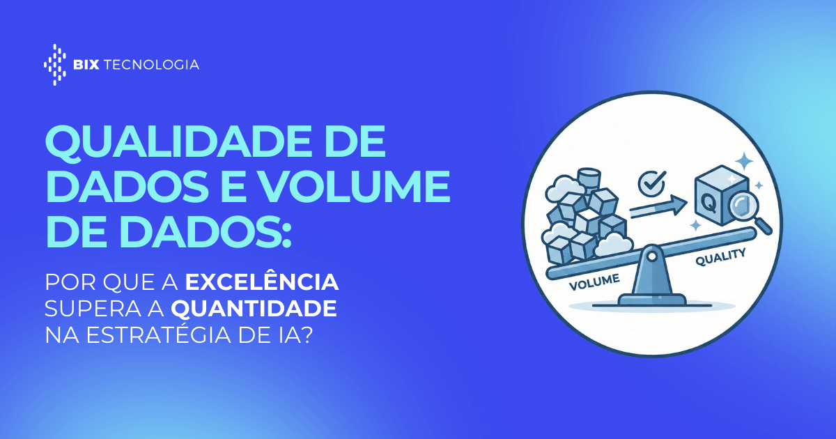 Ícone minimalista branco de uma lupa e um gráfico de barras representando a auditoria de qualidade de dados.