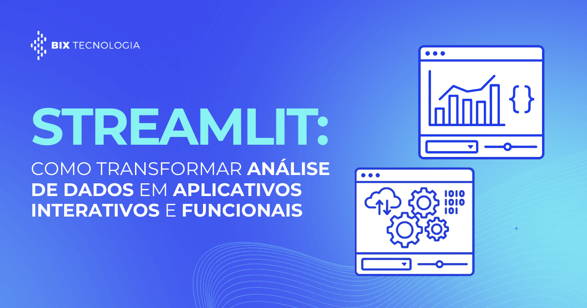Ícone minimalista branco com detalhes em azul representando a conversão de código Python em interface web.